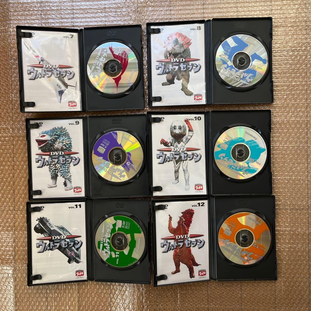 中古　※vol.11はキズあり　DVD ウルトラセブン　全12巻セット