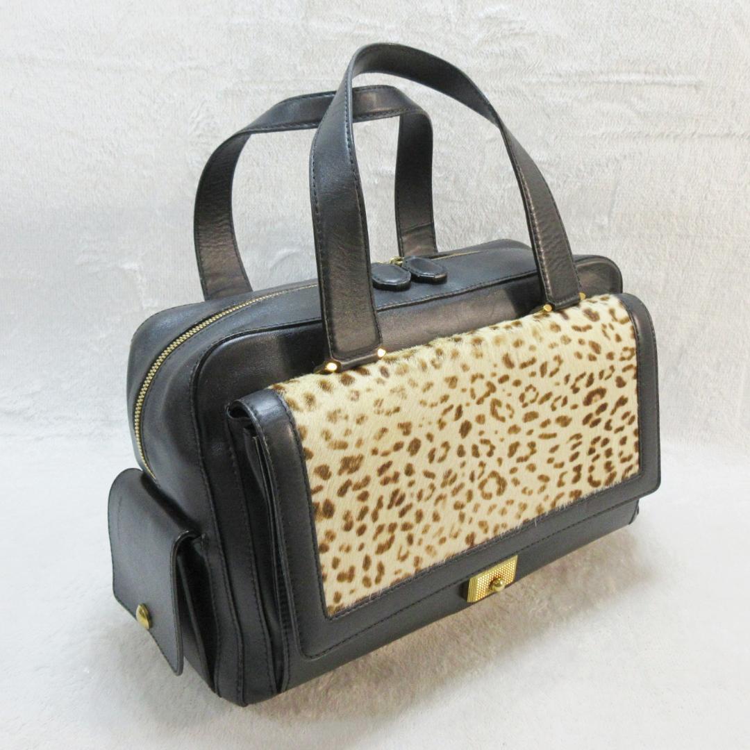 バッグ JimmyChoo UnbornCalf leopard pattern Bag