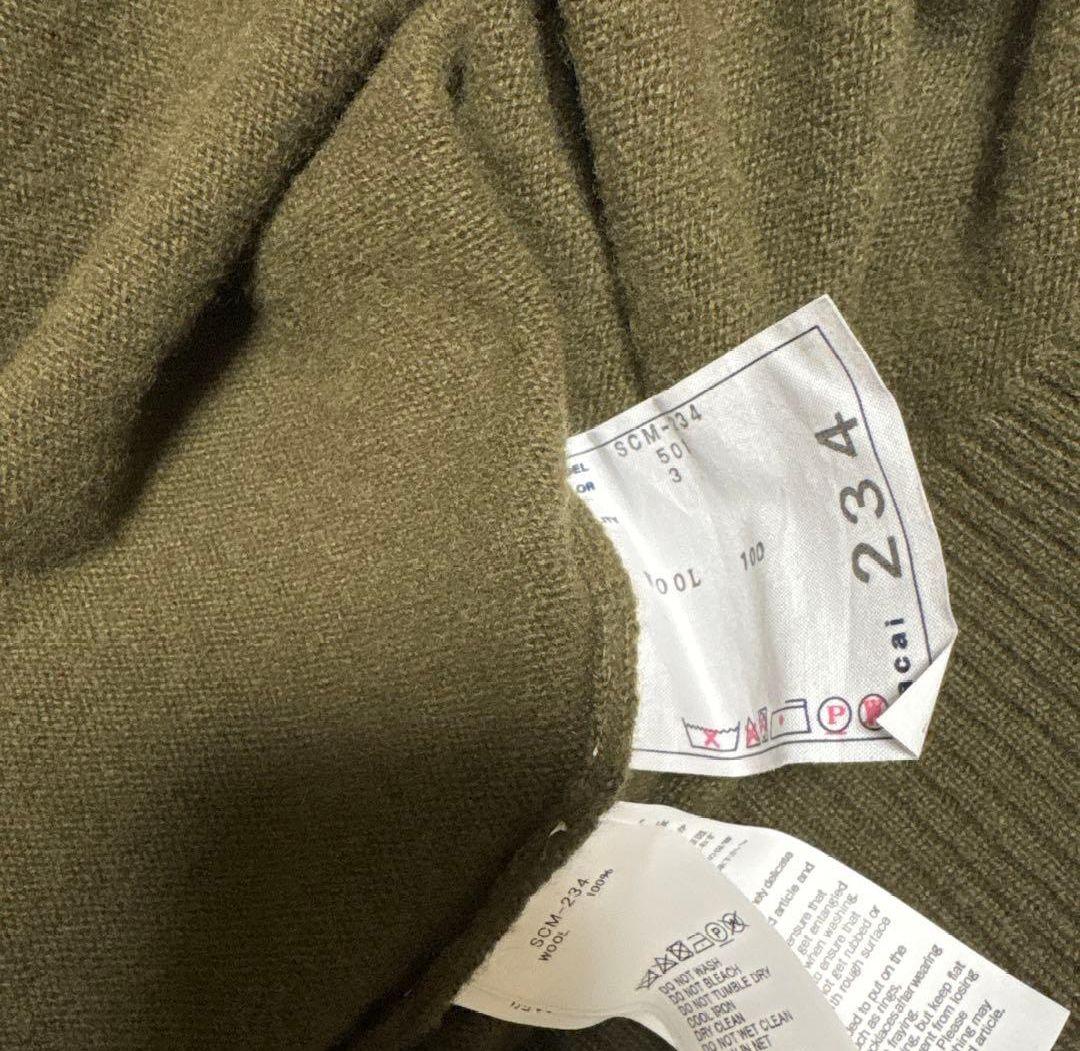 size３　SACAI CLASSIC Wool Knit