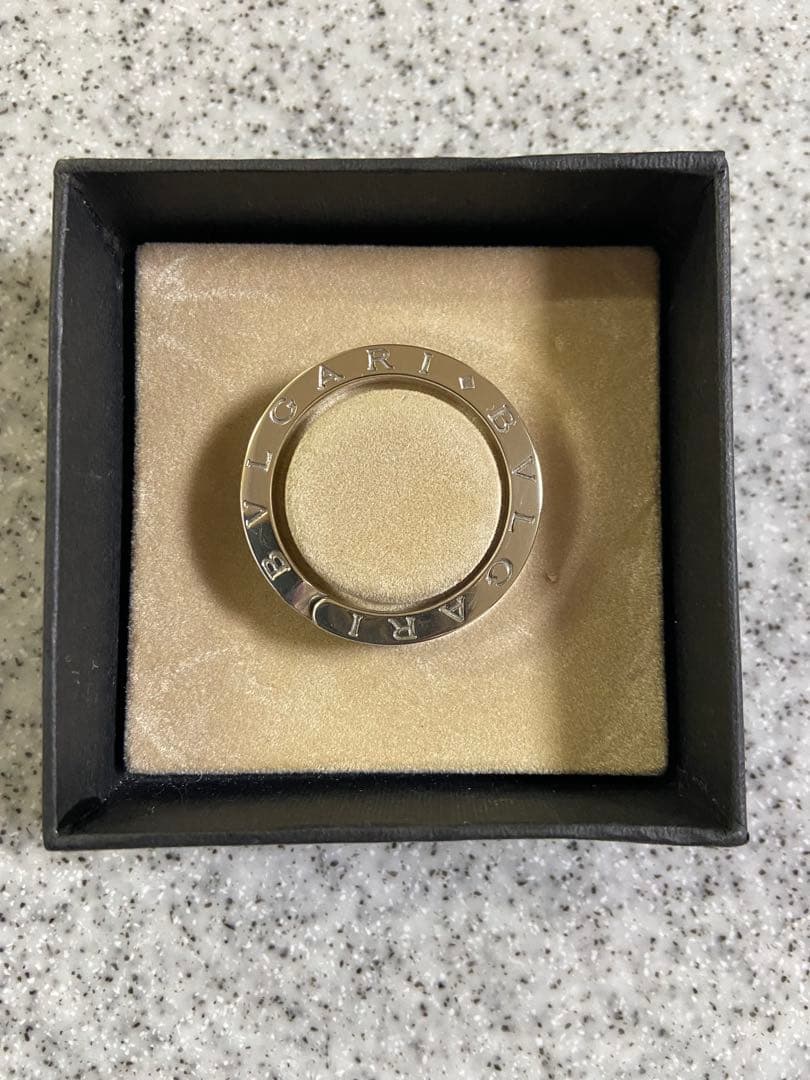 【新品】BVLGARI ブルガリ キーリング シルバー925 ロゴ刻印