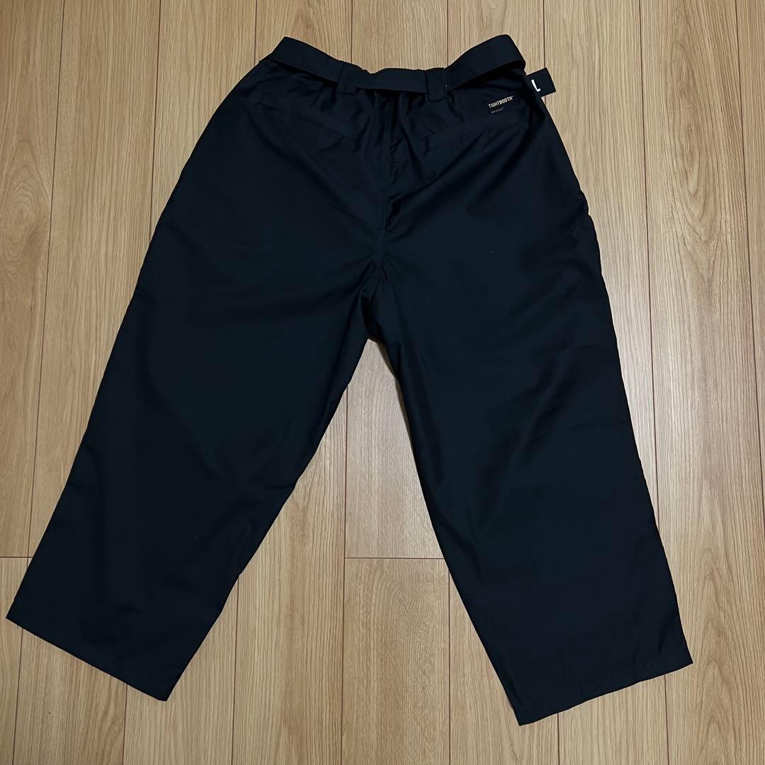 【美品】TIGHTBOOTH BAGGY SLACKS BLACK L