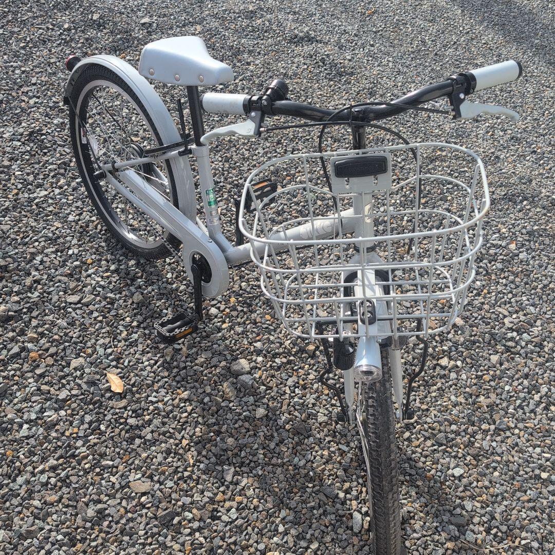 ブリジストン　bikke　22インチ　ブルーグレー