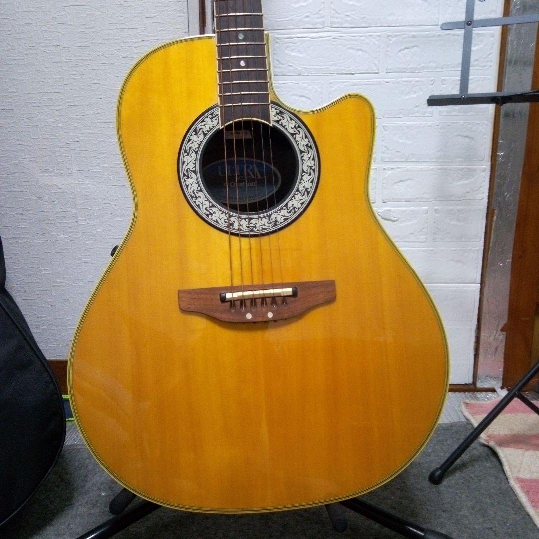 Ovationエレアコギター❗ 未使用に近い(⌒‐⌒)