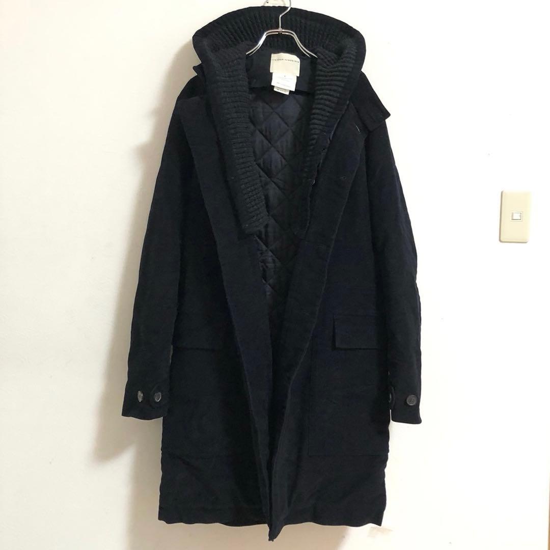 STEPHAN SCHNEIDER ロングコート　モッズコート黒b661