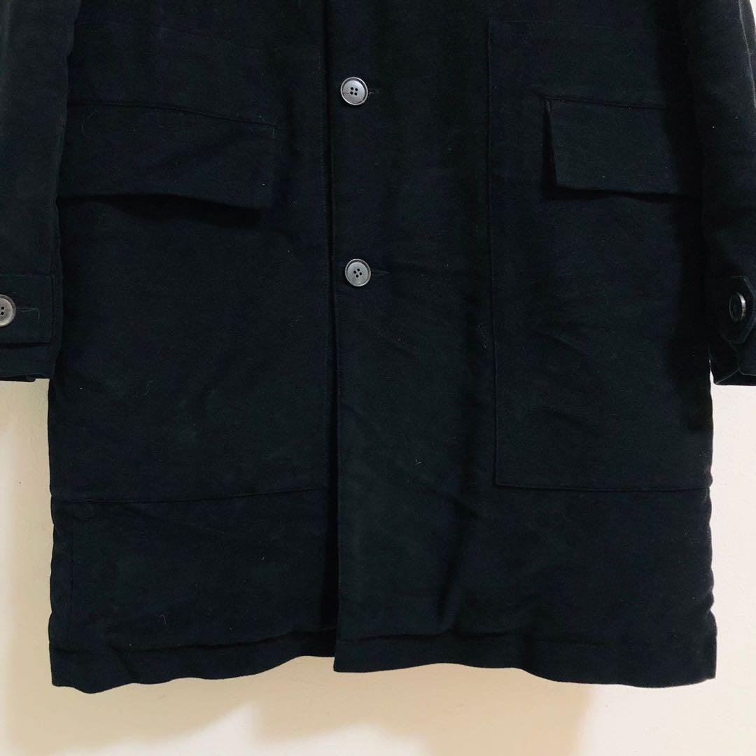 STEPHAN SCHNEIDER ロングコート　モッズコート黒b661