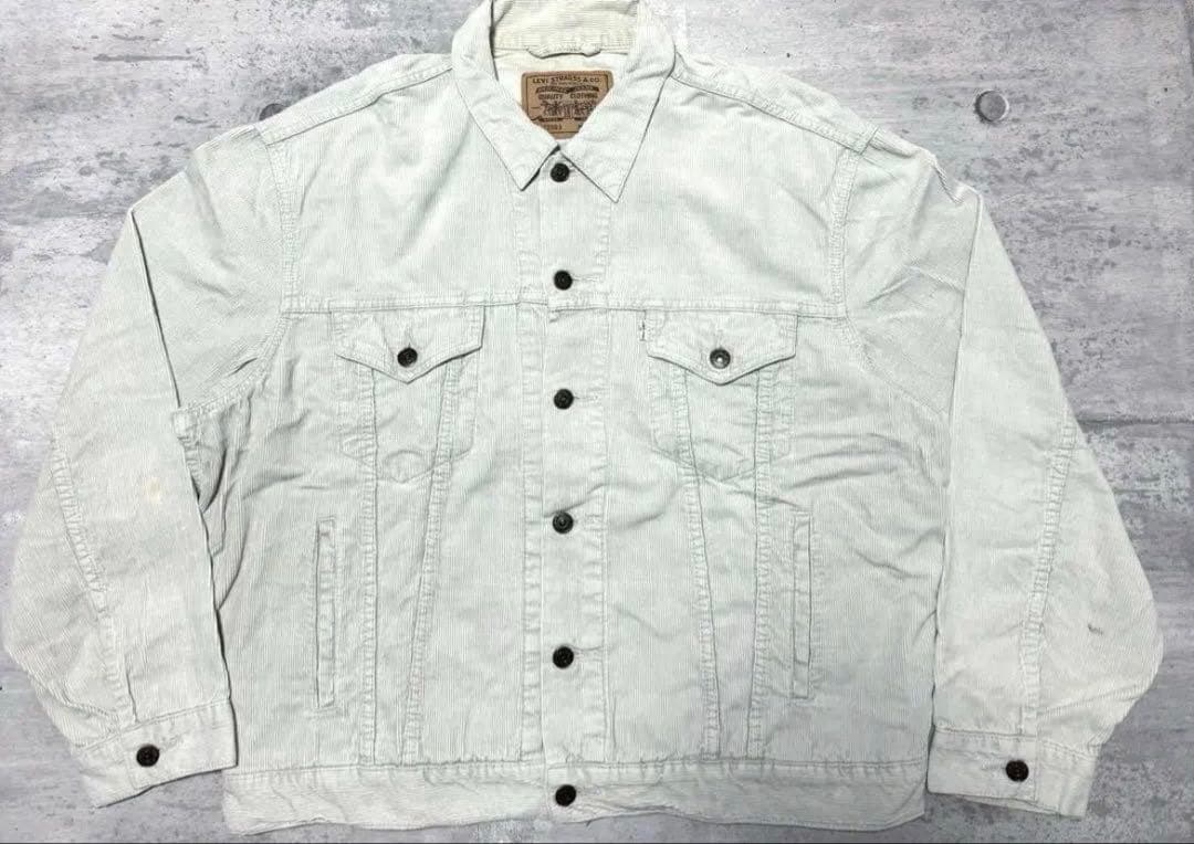 90s Levis コーデュロイ ホワイト 70503 白　FJ 本日限り