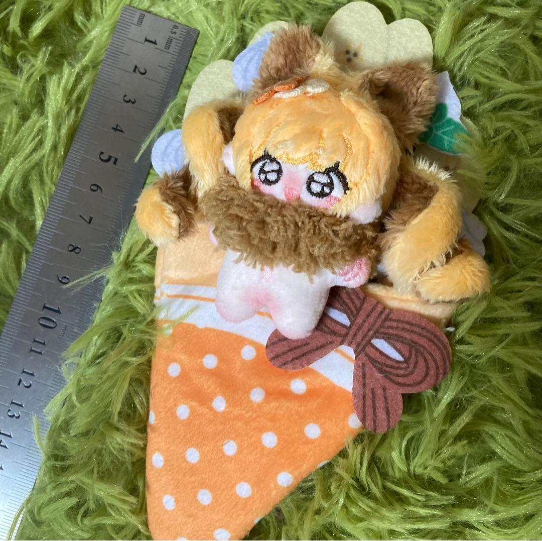 自作ぬいぐるみ・オレンジの女の子