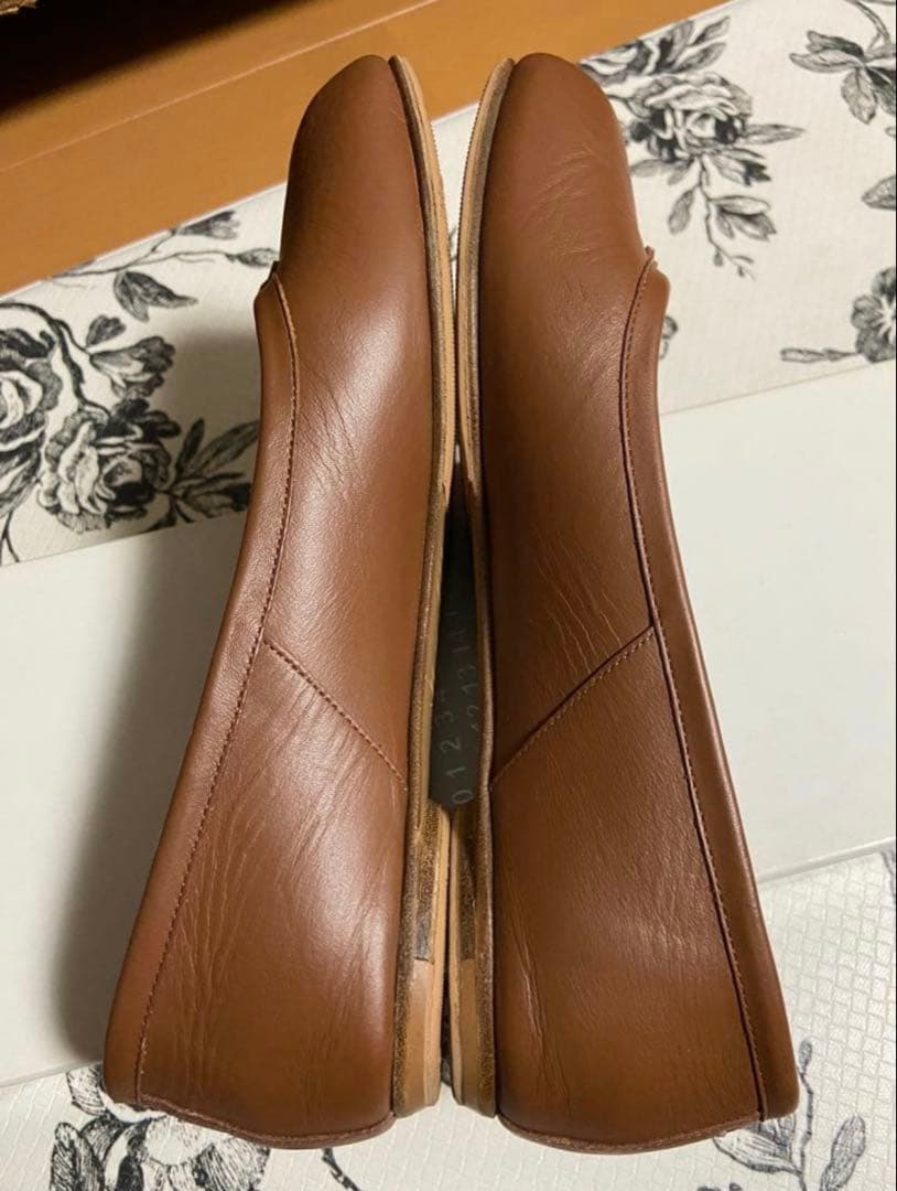 メゾン マルジェラ　足袋バレエシューズ ベージュ 36.5