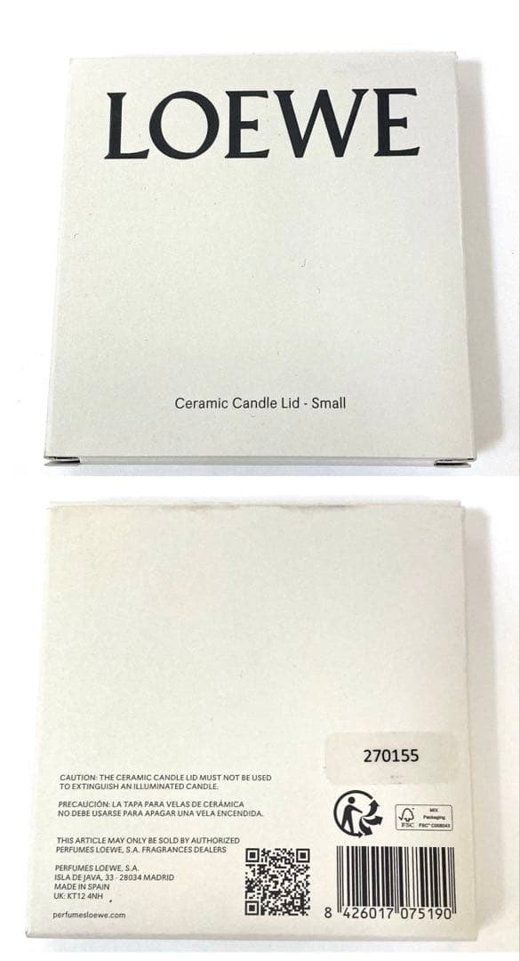 5401 新品未開封 人気 ロエベ キャンドル MIMOSA 170g
