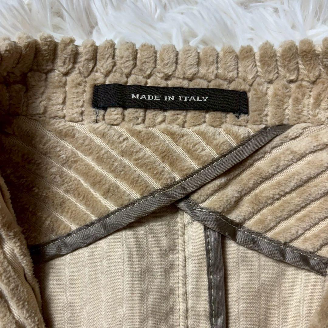 未使用級　タリアトーレ　太畝コーデュロイ　くるみボタン　テーラードジャケット