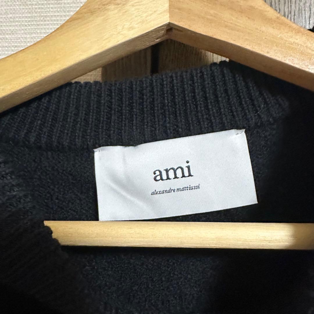 正規品 アミパリス ami paris ウールクルーネックセーター