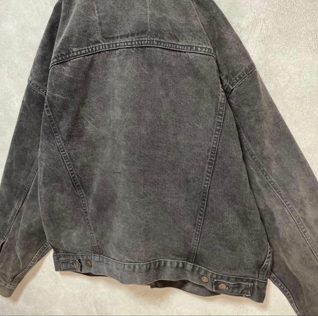 古着 90s リーバイス 70598 ブラックデニムジャケット デカパッチ