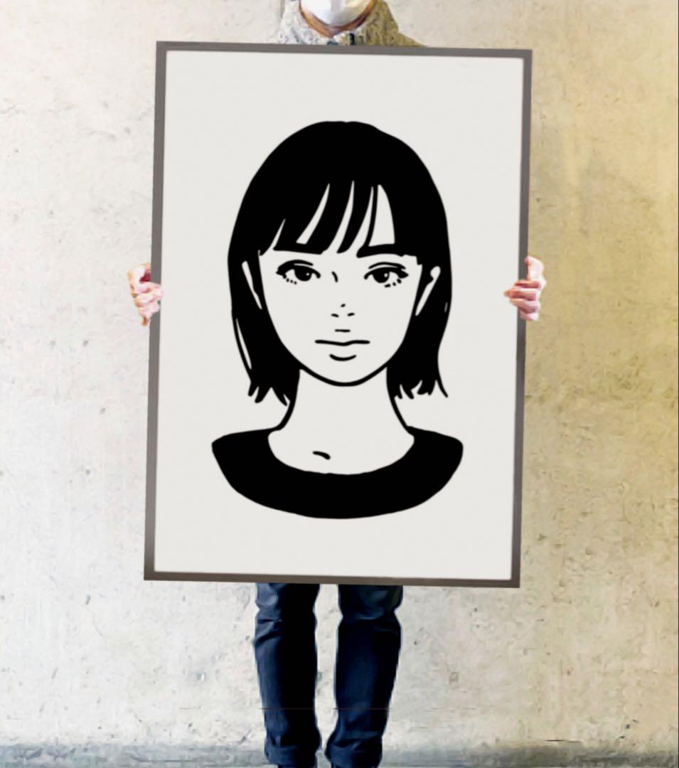 kyne キネ untitled A1 大型ポスター 印刷 額装品