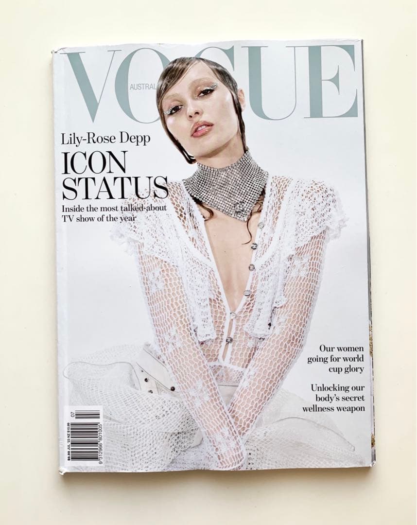女性情報誌 Vogue Australia July 2023 Lily-Rose Depp