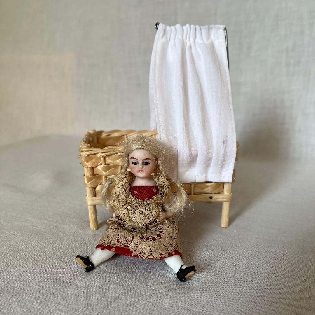 ドイツ　アンティーク　ビスクドール　ミニョネット