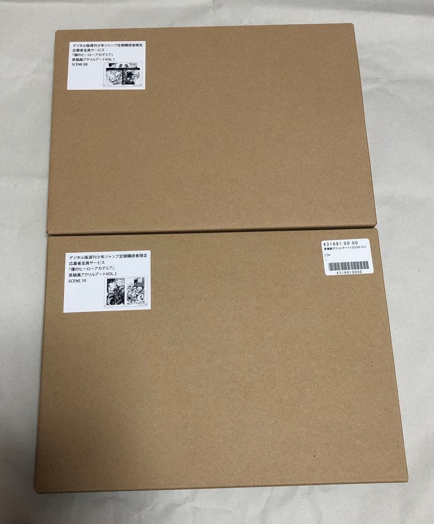 僕のヒーローアカデミア ジャンプ 応募者全員サービス 原稿風アクリルアート