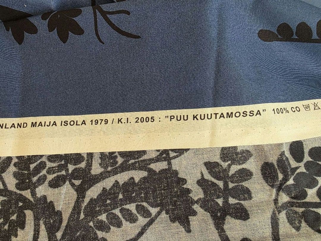 マリメッコ marimekko プークータモッサ 生地 大判 廃盤