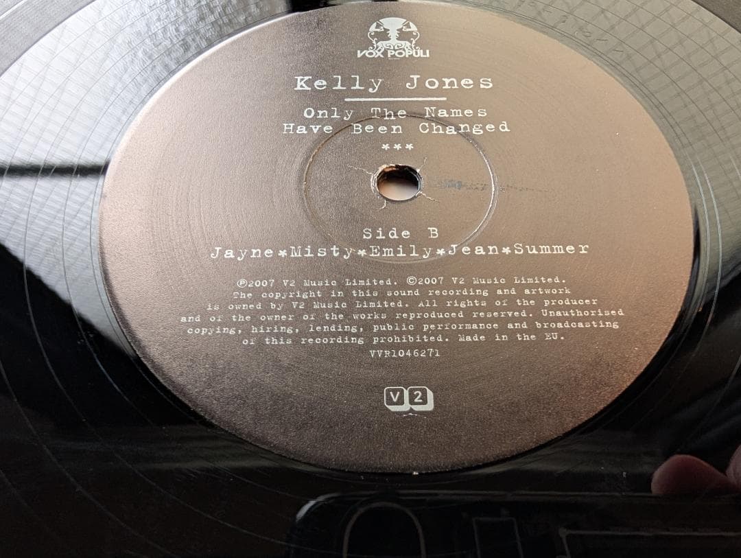 Kelly Jones Only The Names... LP 美品 希少盤