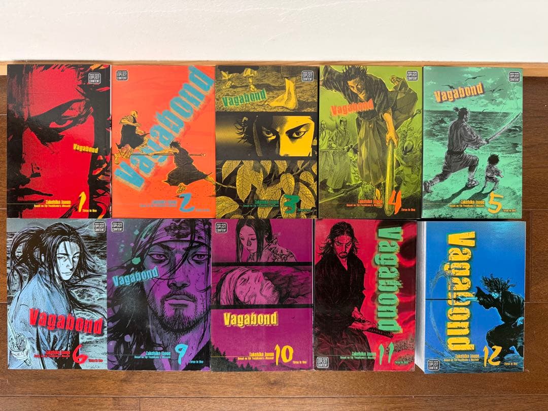 【希少/美品】　大判　英語版　バガボンド　10巻セット
