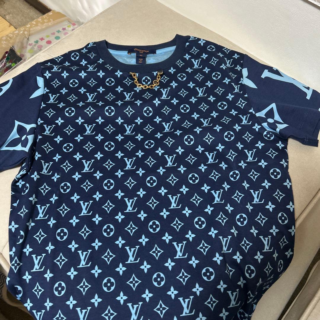 LOUIS VUITTON ロゴプリント Tシャツ XS
