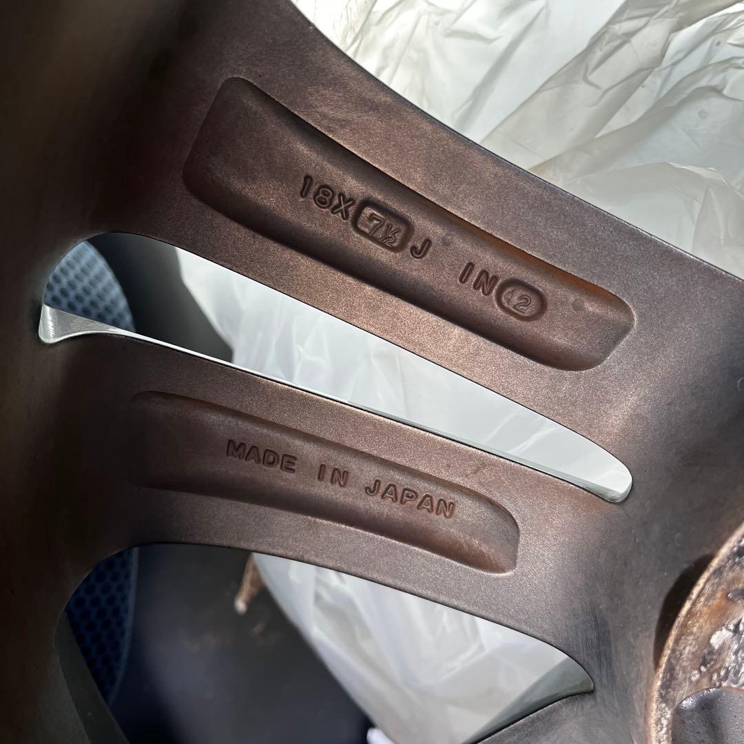 18インチ　モデリスタ　ウィングダンサー5 7.5j プリウスα