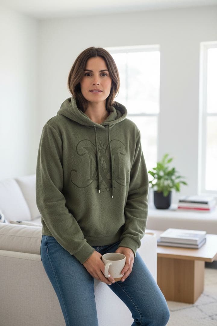 MAX&CO Max Mara ビックM刺繍ロゴ　スエット　パーカー　Lサイズ