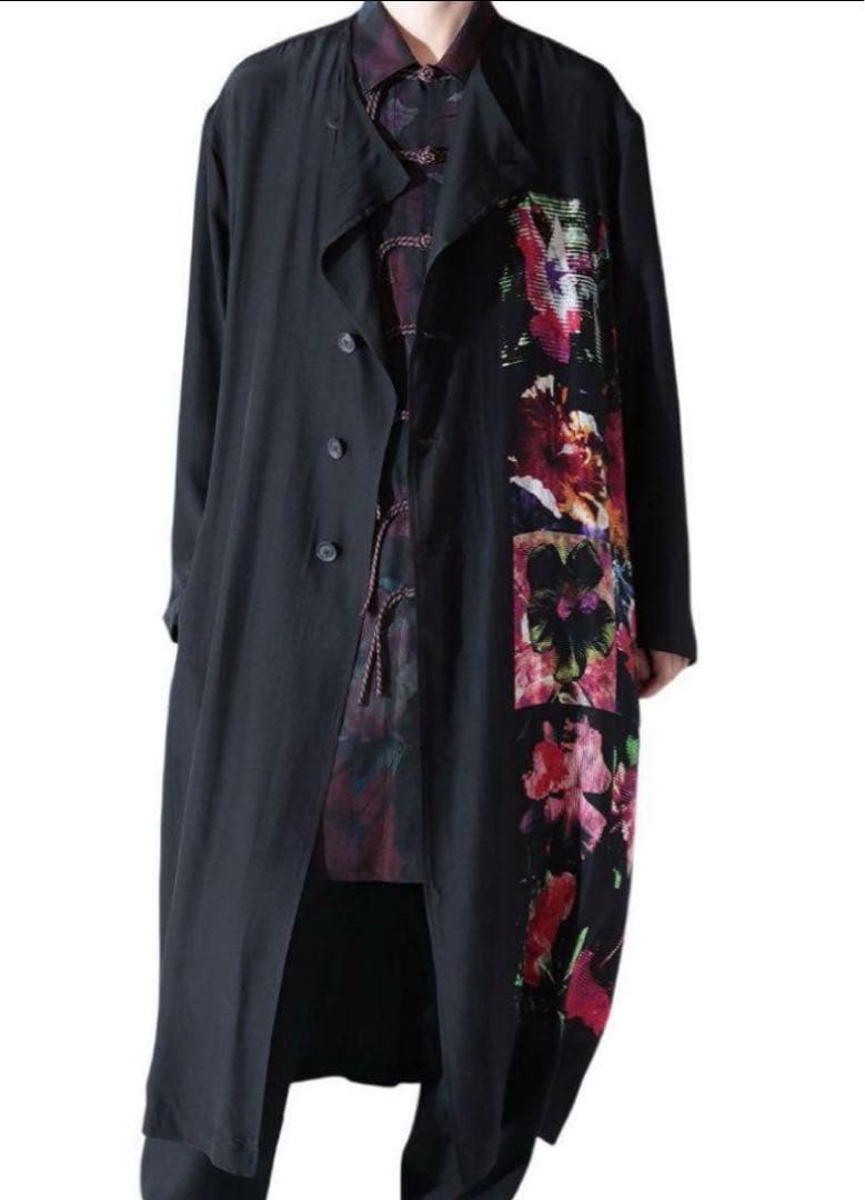 ノーカラーレイヤードドレス　ヨウジヤマモト　プールオム