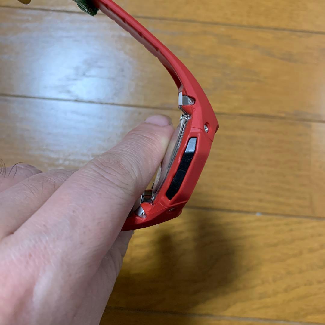 電池切れ　現状品　G-SHOCK G-056RE レッド　カシオ