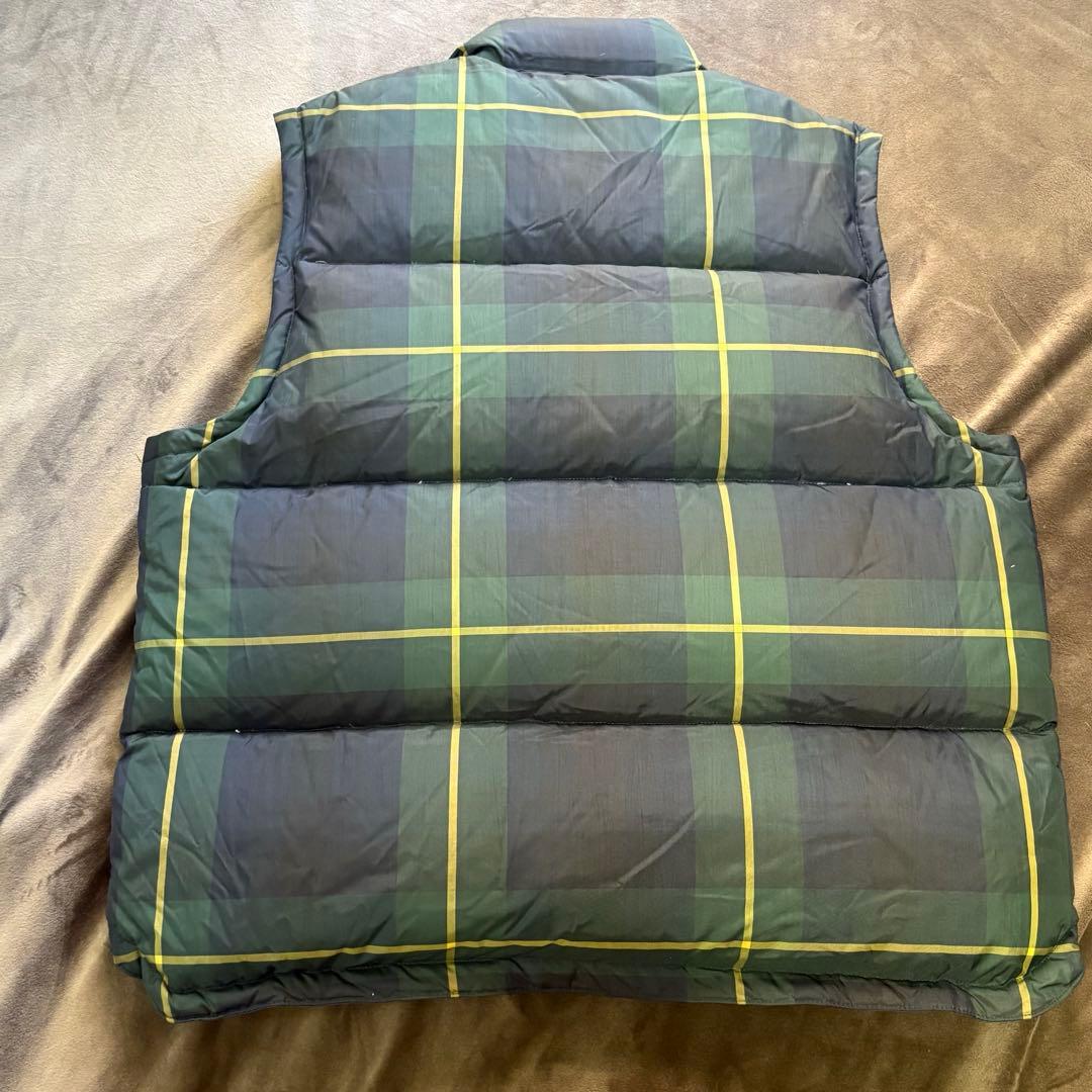 キ*カ様 Ralph Lauren 名作 ブラックウォッチ ダウンベスト　80'