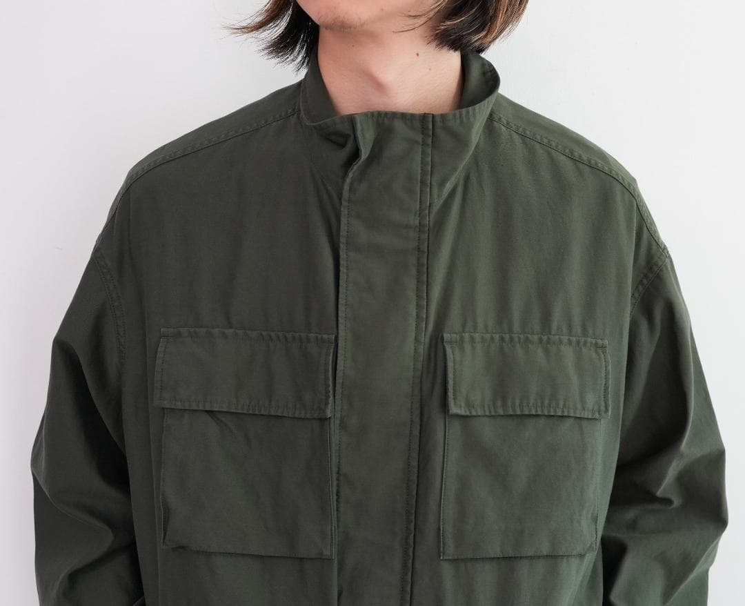 Graphpaper　25AWバックサテン　ミリタリージャケット　グラフペーパー