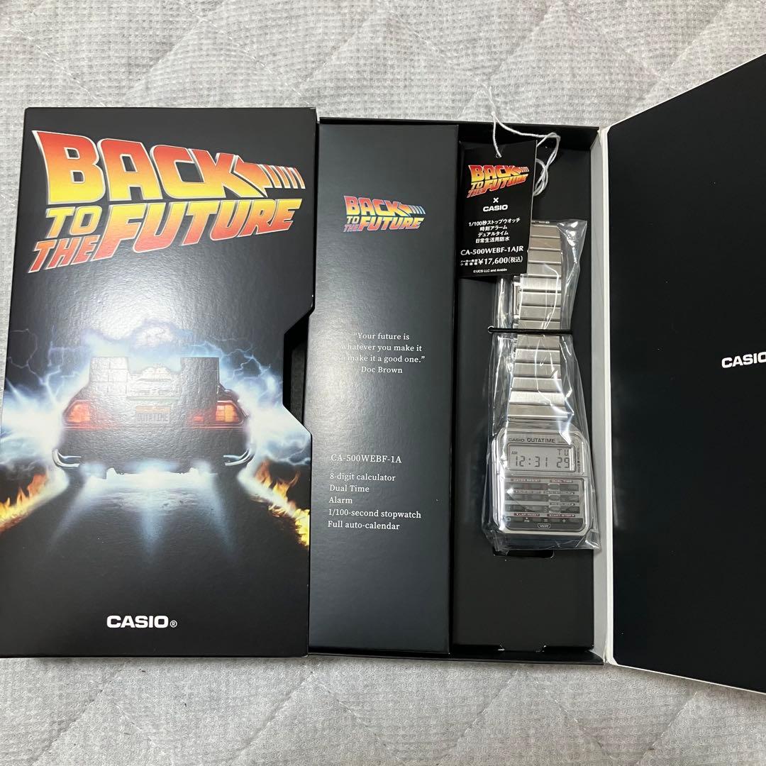 CASIO バック・トゥ・ザ・フューチャー 時計　CA-500WEBF-1AJR