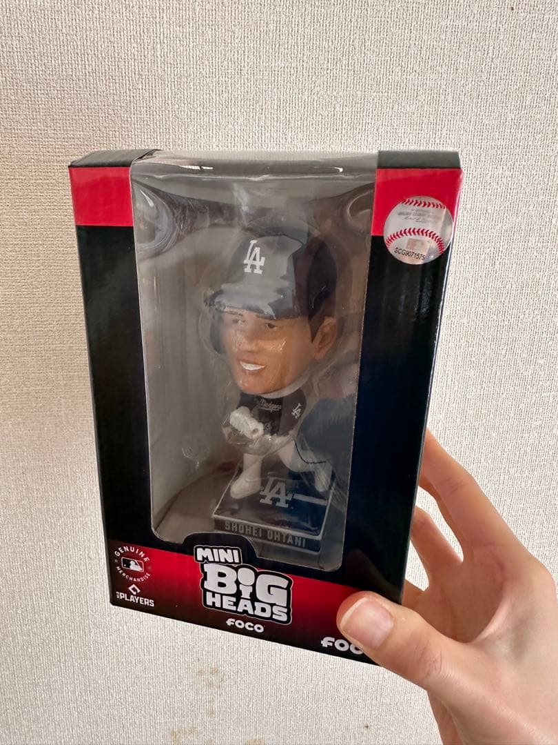 【限定】大谷翔平　ボブルヘッド(9.5インチ/青ユニ)　MLB/シリアル
