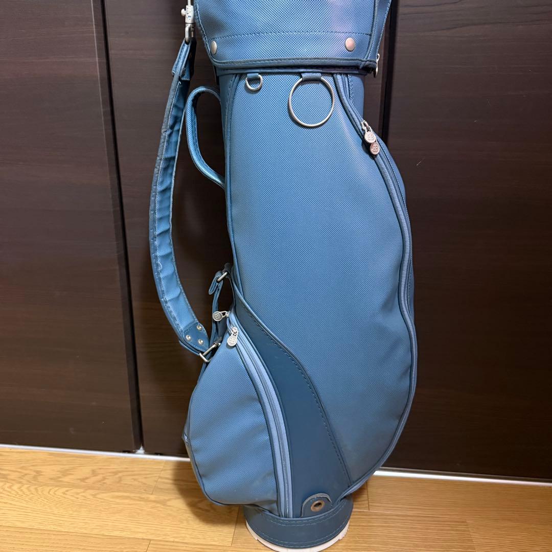 BALENCIAGA ゴルフバッグ キャディバッグ PUレザー ブルー