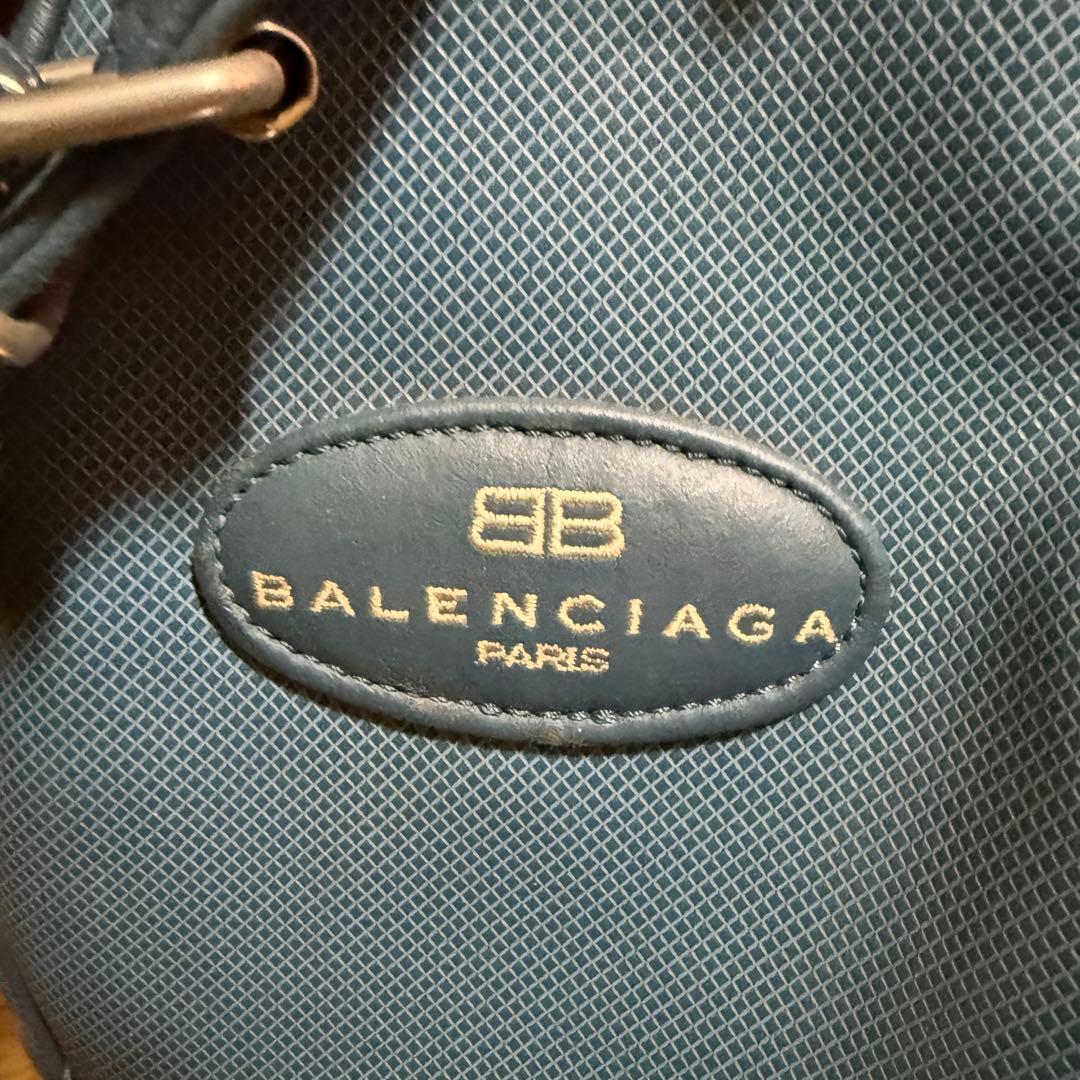 BALENCIAGA ゴルフバッグ キャディバッグ PUレザー ブルー