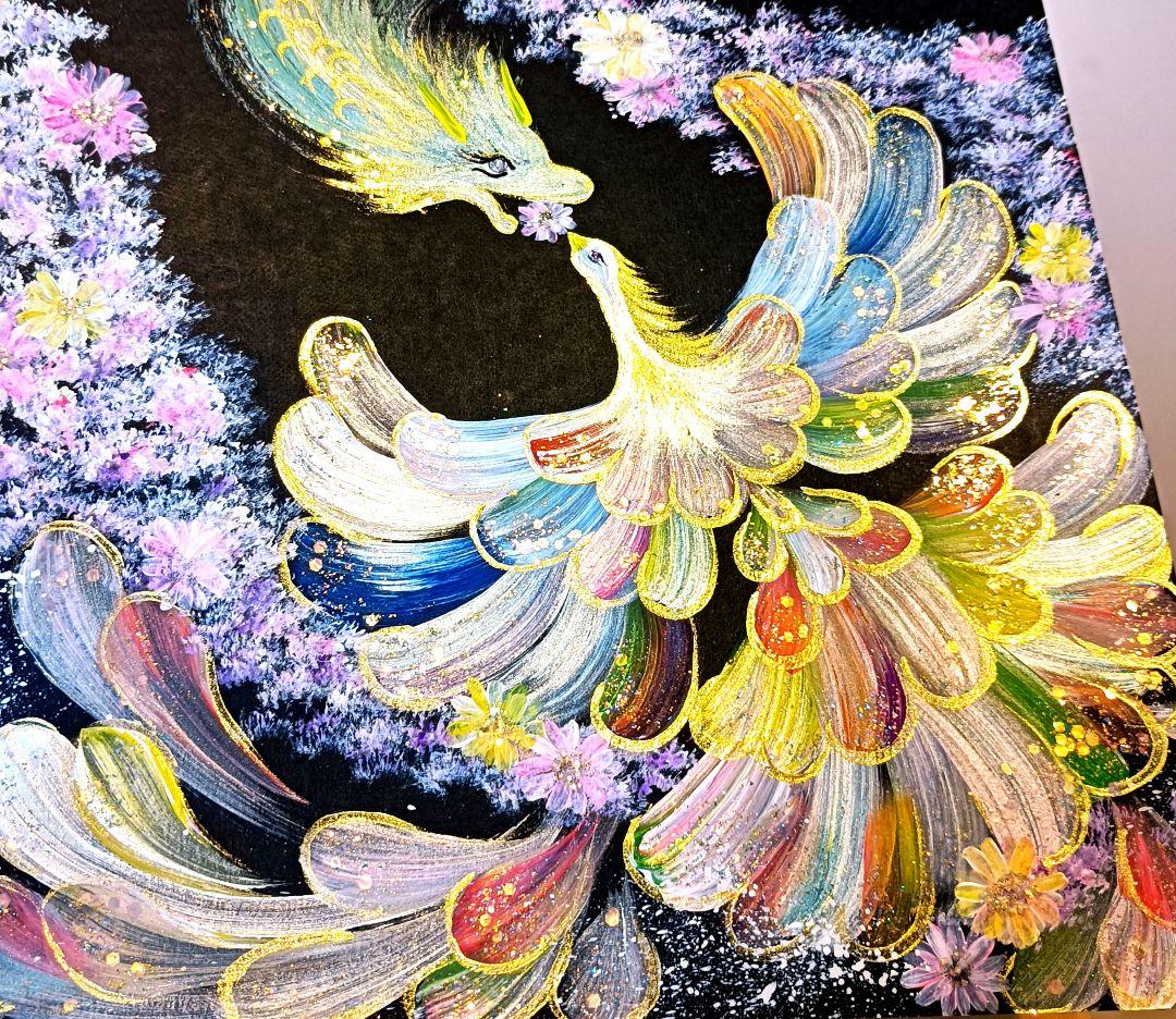開運絵画　❀龍鳳凰つなぎ『☰全て』❀