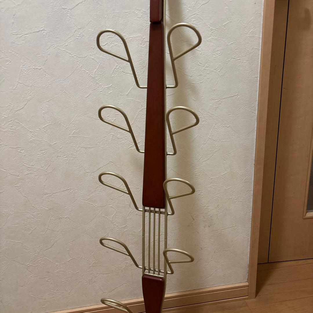 スリッパ立て　家具　楽器　ヤマハ　バイオリン、チェロ型スリッパラック 5足