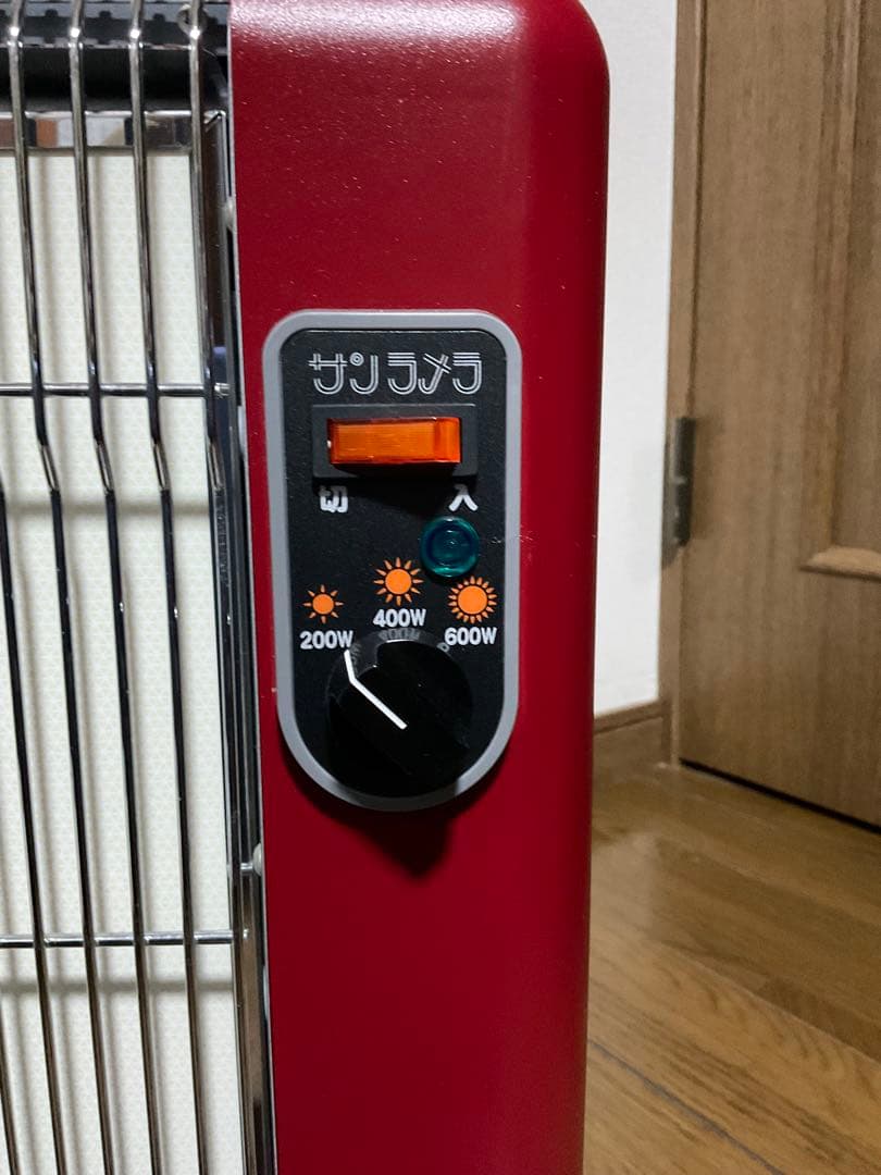 【美品】人気のサンラメラ600w型 ニューセラミックヒーター 日本製