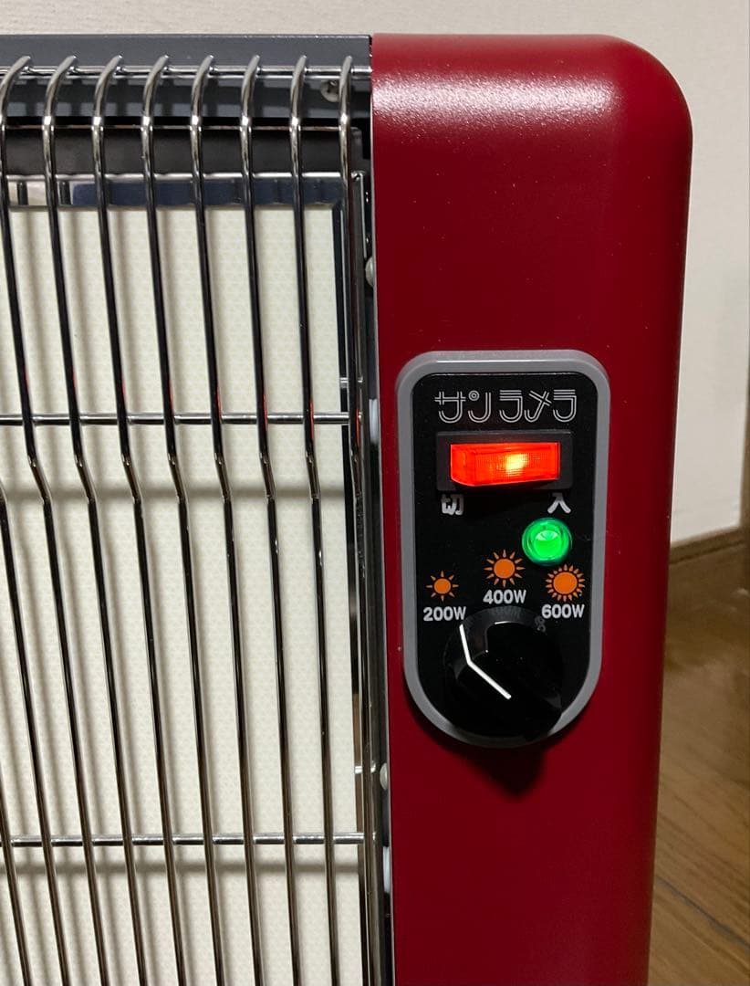 【美品】人気のサンラメラ600w型 ニューセラミックヒーター 日本製