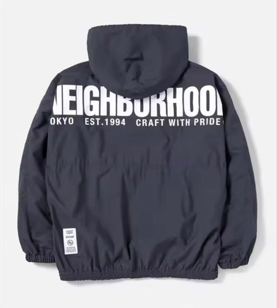 NEIGHBORHOOD　ネイバーフッドナイロンアノラックパーカー Sサイズ　黒