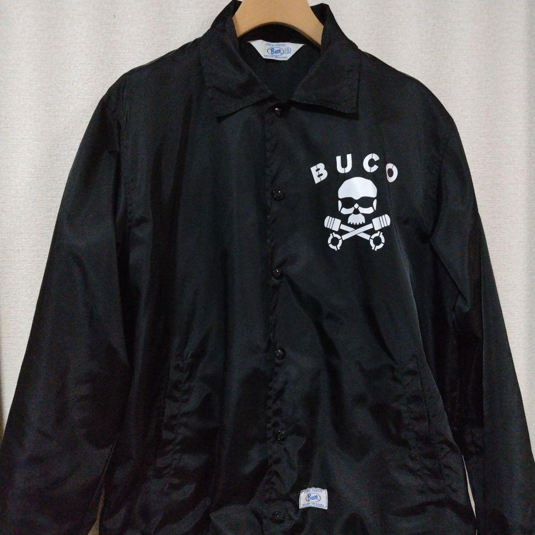 ア*ん様 リアルマッコイズBUCO コーチジャケット S　スカルピストン　ブラッ