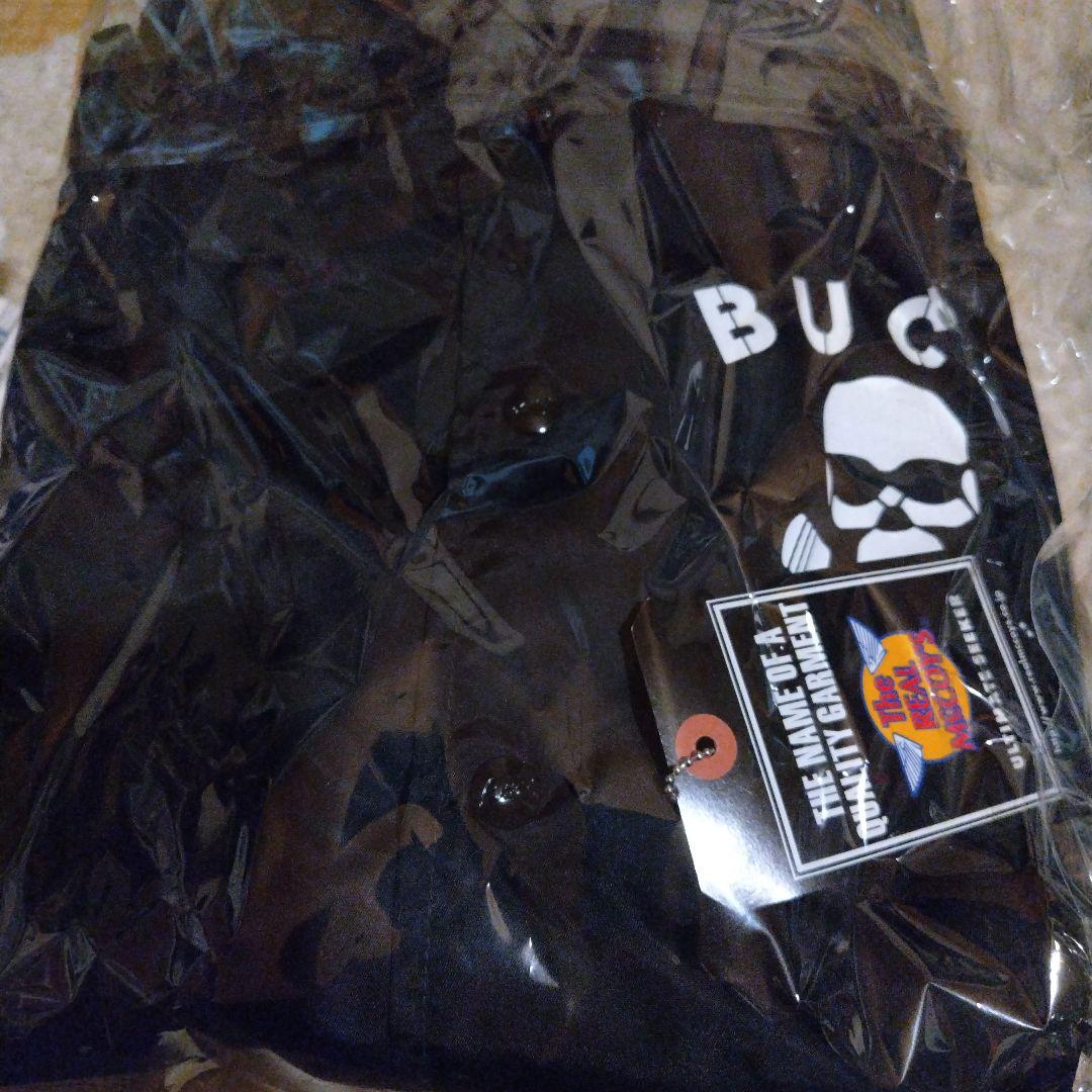 ア*ん様 リアルマッコイズBUCO コーチジャケット S　スカルピストン　ブラッ