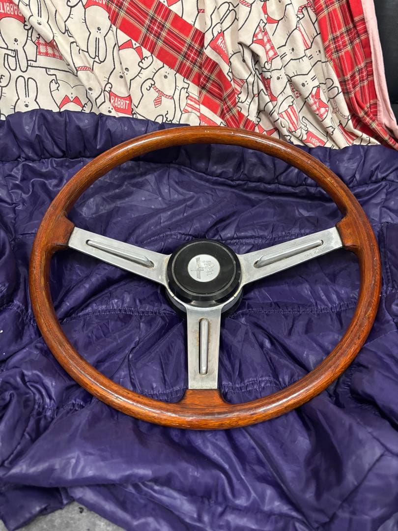 アルファロメオ　純正ウッドステアリング