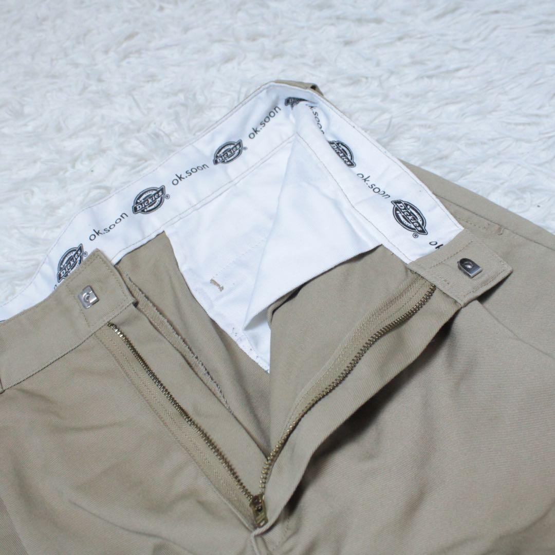 ok.soon Dickies wide chino pants ベージュ L