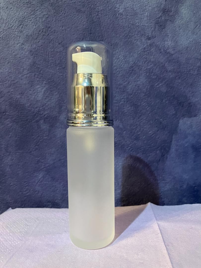 銀ディスペンサーフロスト瓶30ml容器・蓋付×20個SET★新品未使用品/1