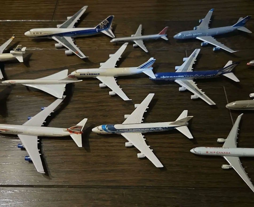 航空機モデル 1/500等々　13体