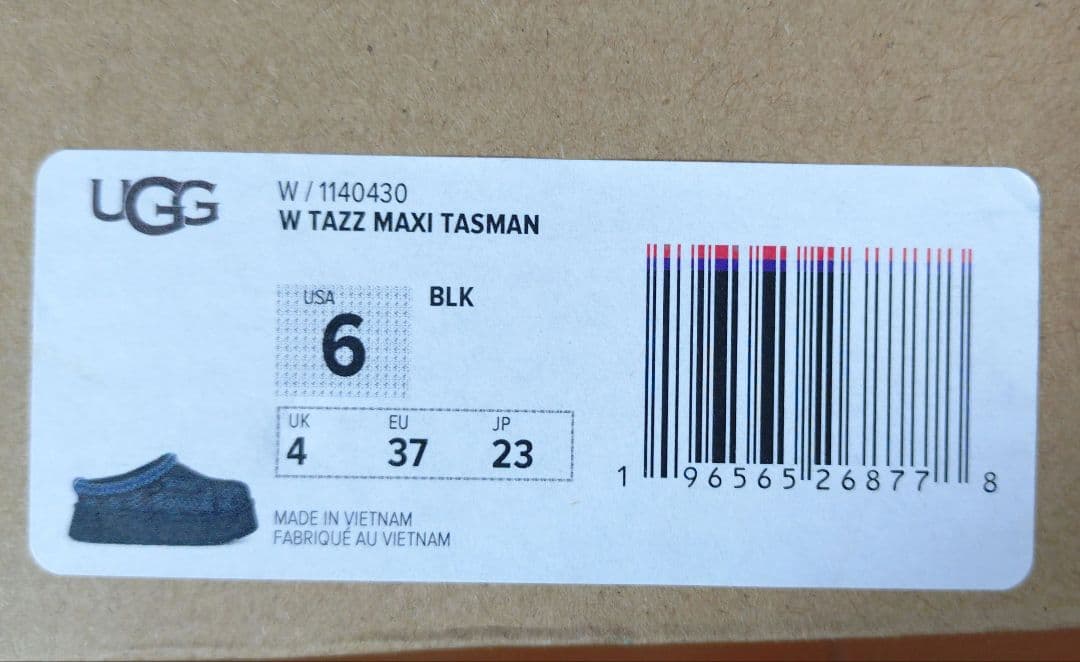 値下げ　新品　UGG W Tazz Maxi Tasman サイズ6 23cm