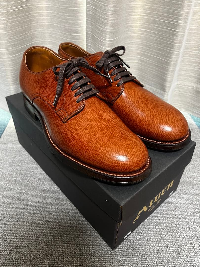 希少 ALDEN 5369 ミリタリーラスト 7ハーフ