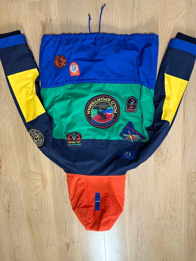 ラルフローレン　Polo Sport パッチワーク ナイロンジャケット