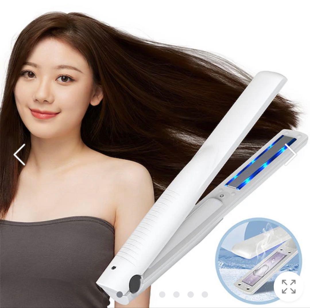 kiboer　超音波トリートメントアイロン　ホワイト【新品未使用】