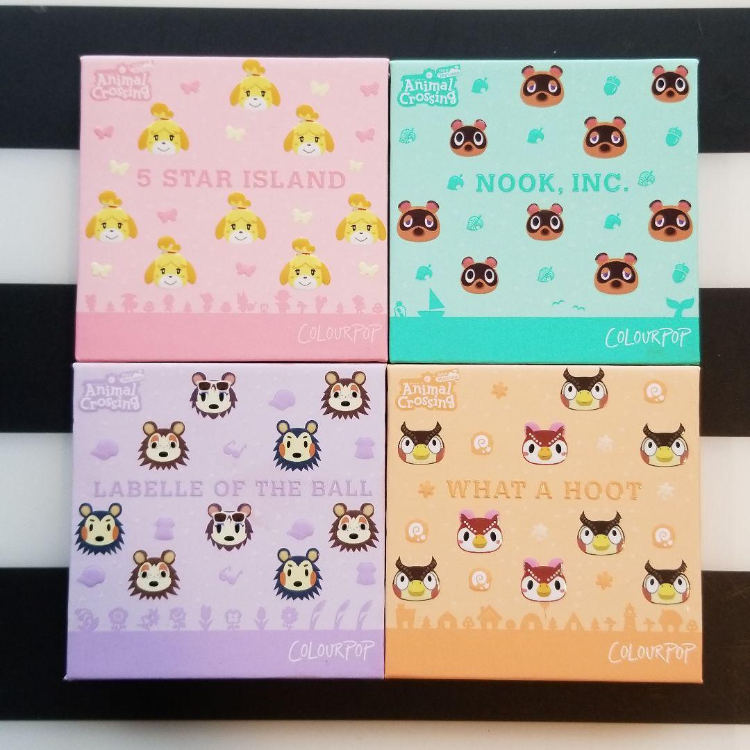 ★あつまれどうぶつの森 あつ森 Colourpopコラボ アイシャドウ限定セット
